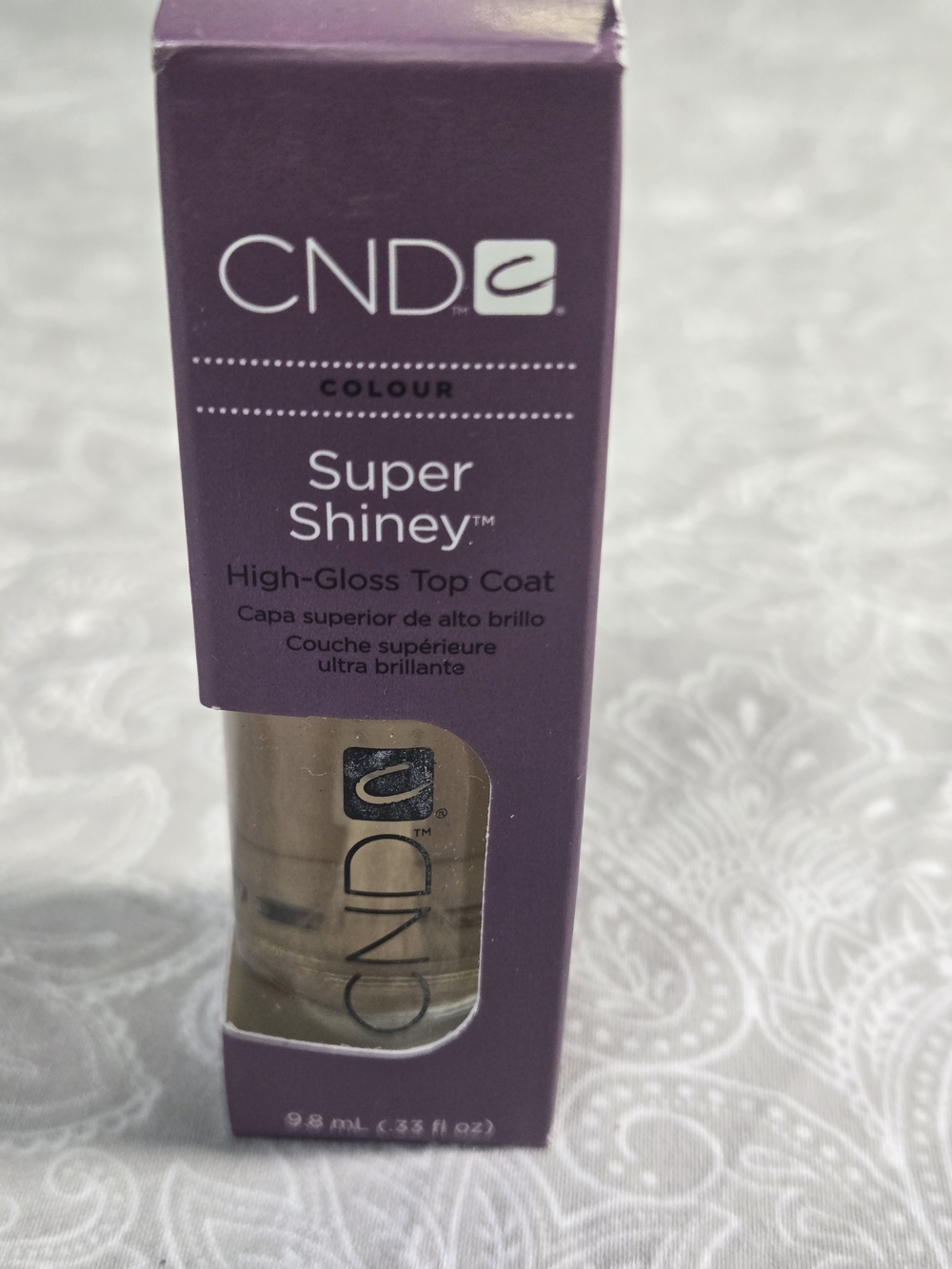 CND Super Shiney High-Gloss Top Coat - Purple
